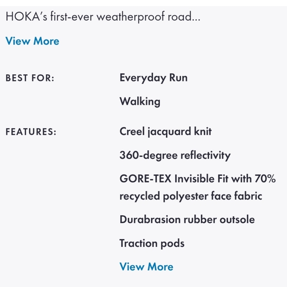 Hoka Men's Navy and Orange Athletic Shoes - Picture 3 of 16